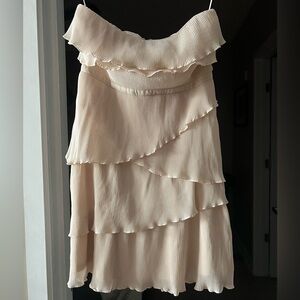Pins & Needles Strapless Dress from Urban Outfitters, XS, Cream